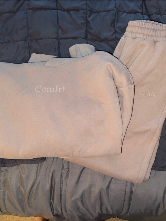 Comfrt Pants - Comfort Branded Women's Joggers and Crewneck Set - Tan